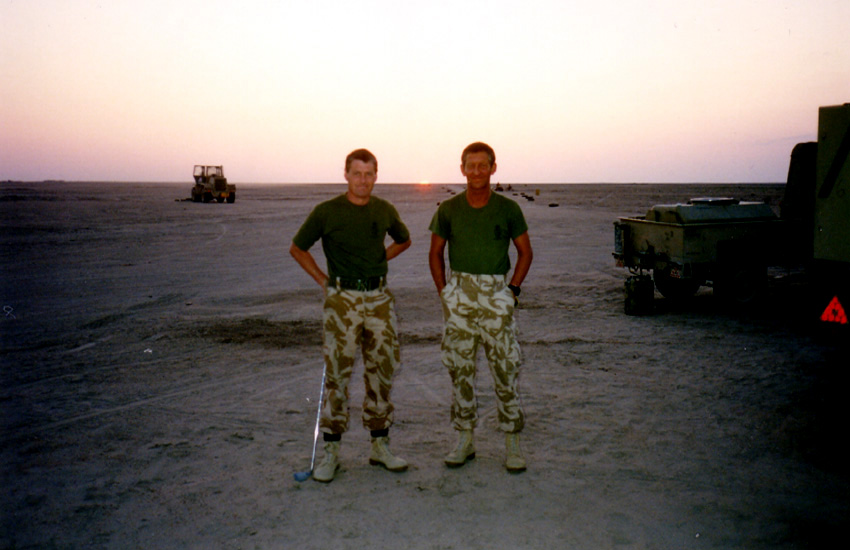 Phil Norbury & Moi Kuwait 1991